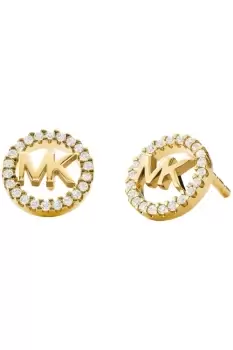 Ladies Michael Kors Sterling Silver Logo Stud Earrings MKC1247AN710