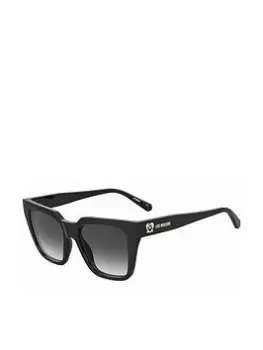 Love Moschino Large Square Sunglasses - Black