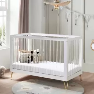 Babymore Kimi Cot Bed - Acrylic