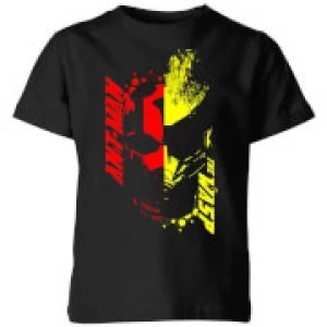 Ant-Man And The Wasp Split Face Kids T-Shirt - Black - 5-6 Years