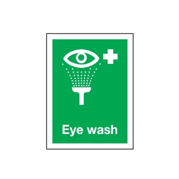 Eye Wash Rigid PVC Sign - 150 X 200MM
