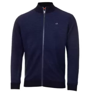 Calvin Klein Golf Full Zip Sweater - Blue