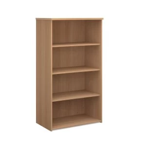 Dams Infinite Bookcase with One Fixed and Two Adjustable Shelves 1440mm - Beech