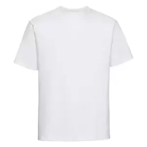 Russell Mens Heavyweight T-Shirt (XS) (White)
