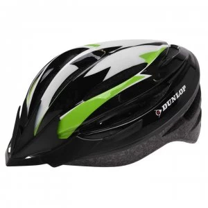 Dunlop Cycle Helmet - Green/Black
