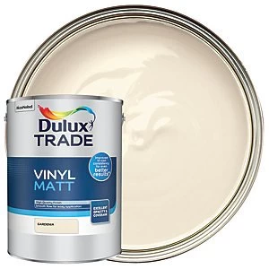 Dulux Trade Vinyl Matt Emulsion Paint - Gardenia 5L
