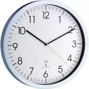 TFA Dostmann 60.3517.55 Radio Wall clock 30.5cm x 4.5cm Aluminium (matt)