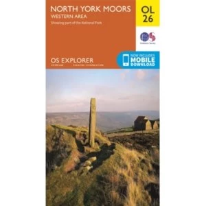 North York Moors - Western Area by Ordnance Survey (Sheet map, folded, 2015)