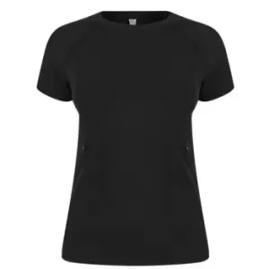 Lorna Jane Lorna Jane Feed Short Sleeve T Shirt - Black
