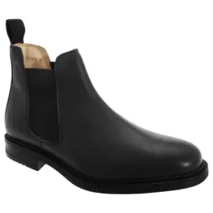 Roamers Mens Leather Quarter Lining Gusset Dealer Boots (12 UK) (Black)