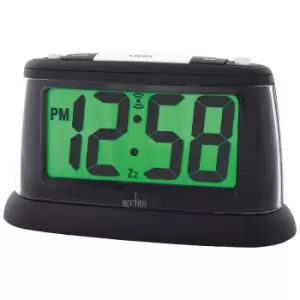 Acctim CK4843 Juno Jumbo LCD Alarm Clock Black