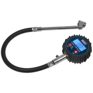 Digital Tyre Pressure Gauge with Twin Push-On Connector