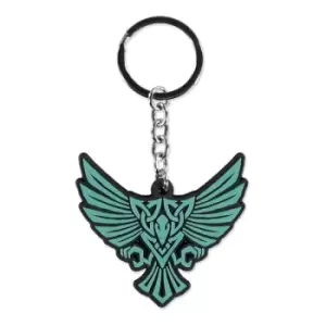 Assassins Creed Eagles Wing Rubber Keychain