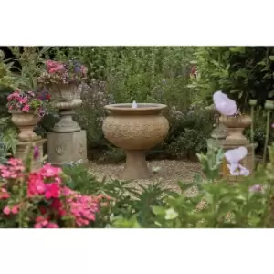 Easy Fountain - rhs Rosemoor LED Garden Water Feature Natural Stone Effect
