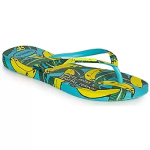 Havaianas SLIM SUMMER womens Flip flops / Sandals (Shoes) in Blue / 3,4 / 5,39 / 40,7.5,1 / 2 kid