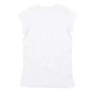 Mantis Womens/Ladies Roll Sleeve Tee (L) (White)