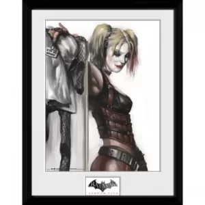 Arkham City Harley Quinn Framed Collector Print