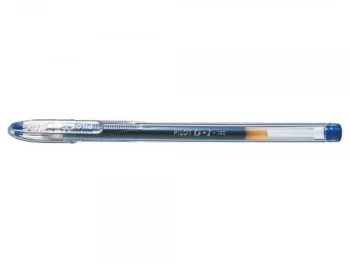 Pilot G105 Gel Ink Pen Ergonomic Grips 0.5mm Tip 0.3mm Line Blue Pack of 12 Pens