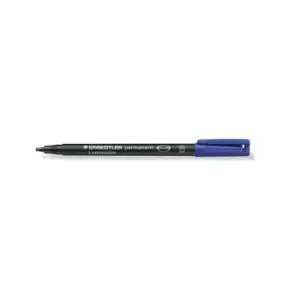 Staedtler 314 Lumocolor Permanent Pen 2.5MM Broad Tip - Blue (Pack-10)