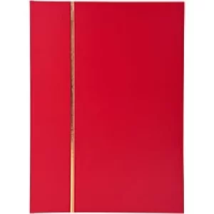 Stamp Album Faux Leather Cover Red 64 pages