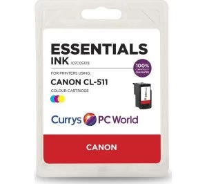 Essentials C511 Tri Colour Canon Ink Cartridge