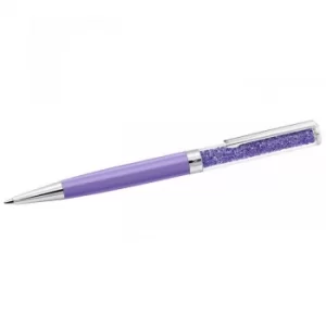 Ladies Swarovski Stainless Steel Crystalline Purple Pen