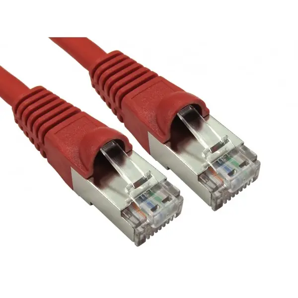 Cables Direct 0.5m CAT6A Patch Cable (Red)