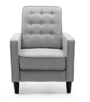 Kenton Linen recliner chair - grey