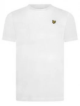 Lyle & Scott Boys Classic Short Sleeve T-Shirt - White, Size 14-15 Years