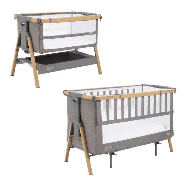 Tutti Bambini CoZee XL Complete Birth to 4 Years Cot Bed Package Charcoal