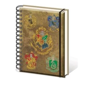 Harry Potter - Hogwarts Crests Notebook