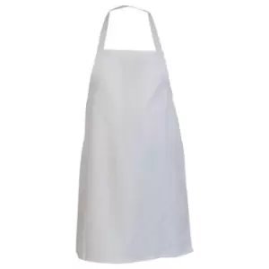 Absolute Apparel Adults Workwear Full Length Apron (One Size) (White)