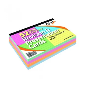 Revision and Presentation Cards 54 Multicolour Pack of 10 302236