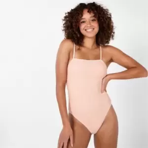 SoulCal Crinkle Swimsuit - Pink