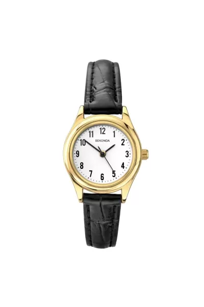 Plated Stainless Steel Classic Analogue Quartz Watch - 4493