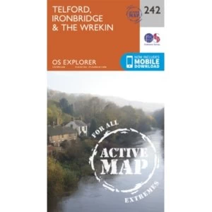 Telford, Ironbridge and the Wrekin by Ordnance Survey (Sheet map, folded, 2015)