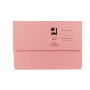 Document Wallet 285gsm Foolscap Pack of 50, Pink