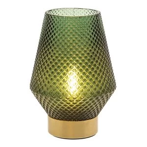Edison LED Diamond Lamp Dark Green