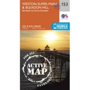 Weston-Super-Mare and Bleadon Hill by Ordnance Survey (Sheet map, folded, 2015)