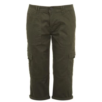 SoulCal Crop Utility Trousers Ladies - Green