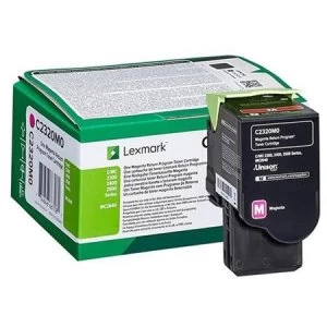 Lexmark C2320M0 Magenta Laser Toner Ink Cartridge