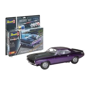 Plymouth AAR Cuda 1970 1:25 Scale Level 4 Revell Model Set