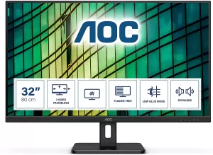 AOC 32" U32E2N 4K Ultra HD LED Monitor