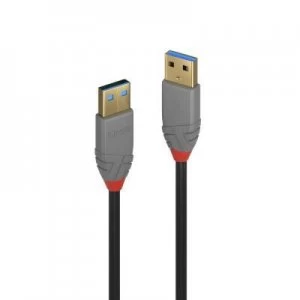 Lindy 36751 USB cable 1m 3.2 Gen 1 (3.1 Gen 1) USB A Black