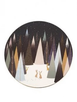 Sara Miller Frosted Pines Serving Plate