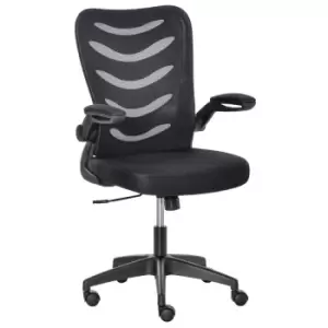 Vinsetto Mesh Office Chair Home Swivel Task Chair With Lumbar Support Arm Black
