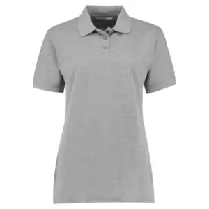 Kustom Kit Ladies Klassic Superwash Short Sleeve Polo Shirt (22) (Heather Grey)