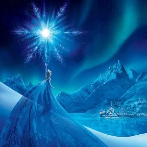 Frozen - Elsa Ice Star Canvas