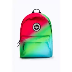 Hype Asymmetric Fade Backpack (one Size Pink/Green/Sky Blue)