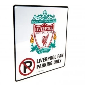 Liverpool FC No Parking Sign